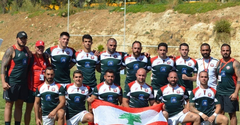  المنتخب اللبناني يحتفل بعد فوزه على فرنسا في بطولة العالم في الـRUGBY منذ يومين