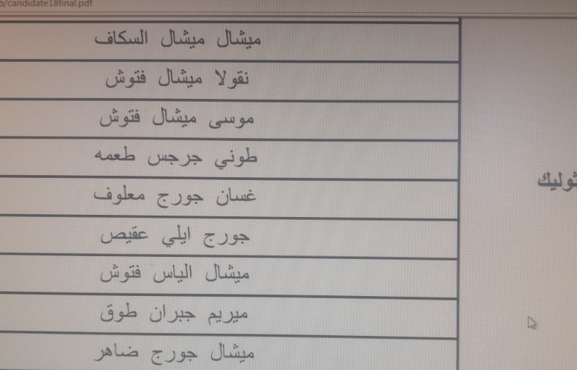 ميريم سكاف تقدم ترشيحها رسميا باسمها الثلاثي: ميريم جبران طوق 