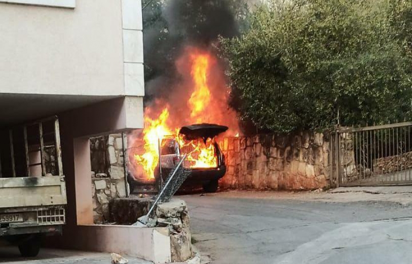 انفجار في حارة حريك واحتراق سيارة