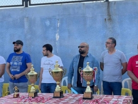 نادي النهضة برالياس يشكر زياد نور عراجي لرعايته المباراة النهائية لدورة قاسم سويد 