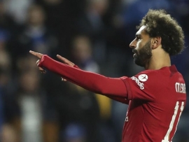 محمد صلاح صاحب الهاتريك الأسرع بالعالم